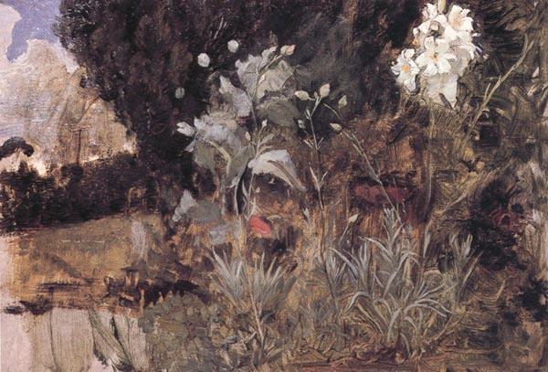John William Waterhouse The Enchanted Garden